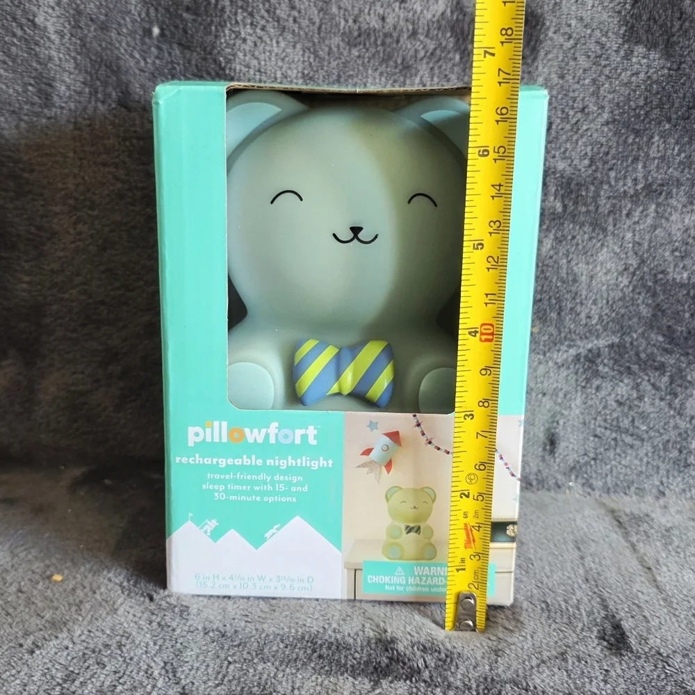 New Target Christmas Pillowfort Rechargeable camping silicone Nightlight Bear